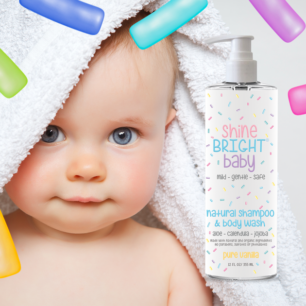 Natural Baby Shampoo & Body Wash Shine Bright